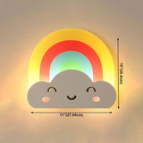 Rainbow Night Lamp, Kids Nightlight Lamp, Rainbow Cloud Kids Lamp