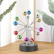 Magnetic Ferris Wheel, Ornaments Home Decor, Rotation Ferris Wheel Desk Toy, Perpetual Motion Physics Science Toy, Newton Pendulum Perpetual Motion Cradle