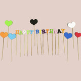 Happy Birthday Foamic Cake Toppers, Children Birthday Foamic Letters