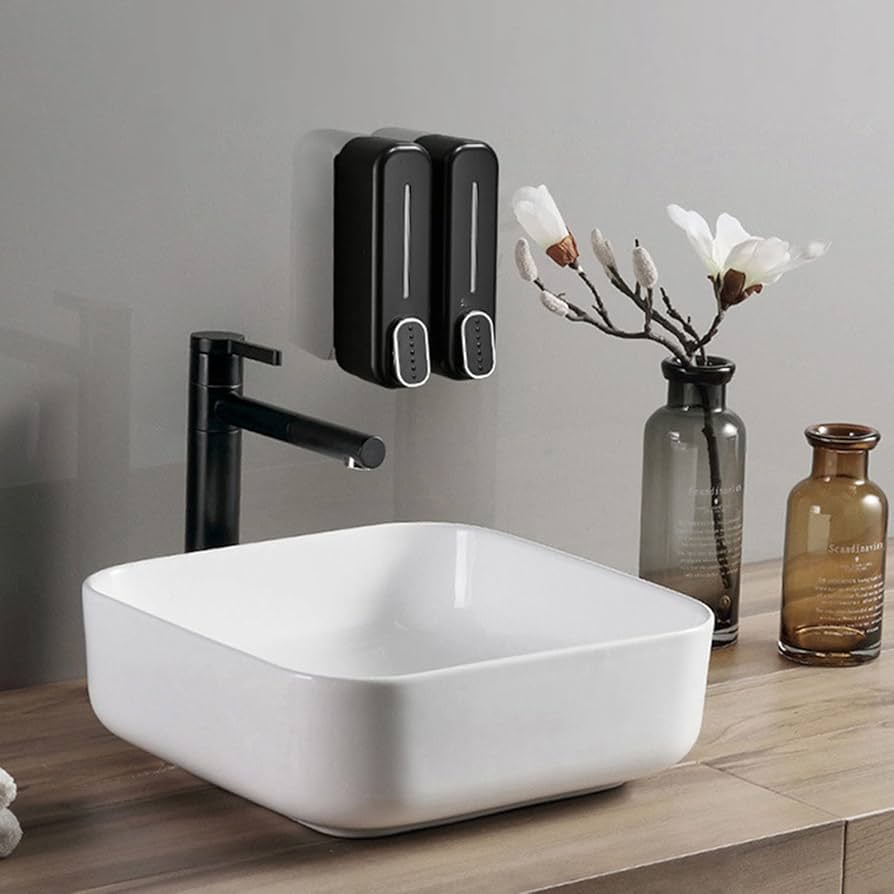 Wall Mounted Liquid Hand Soap Dispenser, Wall Hanging Sanitizer Dispenser, Liquid Shower Soap Dispenser, Multipurpose Soap Dispenser