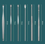 6Pcs Stainless Steel Ear Cleaner, Adult Ear Care Set, Ear Wax Remover Tool, Earpick Cleaning Tool Set