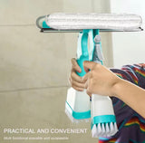 4 in 1 Spray Window Cleaning Brush, Multifunctional Glass Cleaning Scrub With Water Spray, Household Glass Wiper With Water Gun