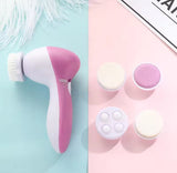 5 In 1 Multifunctional Face Cleansing Brush, Battery Powered Facial Cleaner,  Skin Care Massager, Facial Cleanser Tools