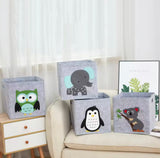 Kids Cartoon Storage Box, Kids Toys Storage Basket, Foldable Kids Toys Organizer, Cube Folding Toys Storage Box
