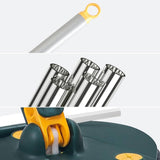 Heart Shaped Twist Mop With Viper, Rotatable Cleaning Squeeze Mop, Adjustable Long Handle Mop