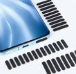 Set Of 3 Universal Phone Port Protector, Dust Proof Mesh Sticker, Mobile Phone Dustproof Net Stickers, Dust Proof Protection Film