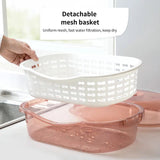 Fancial Dish Draining Rack, Kitchen Tableware Rack Storage Box, Home Dish Drainer Kitchen, Countertop Cutlery Tableware Organizer