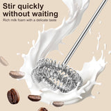 Electric Milk Frother And Foam Maker, Rechargeable Automatic Milk Frother, Mini Handheld Milk Frother With Cup