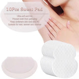 Set Of 10 Sweat Pads, Unisex Summer Deodorants Underarm Anti Perspiration Sweat Pads, Disposable Armpit Absorb Sweat Shield Pad, Cushion Clothes Sweat Wicking Pads