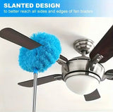 Removable Ceiling Fan Duster, Washable Retractable Clean Brush, Soft Duster Brush, Anti Dusting Brush, Home Cleaning Duster