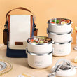 Warm Lunch Box With Bag, Super Long Insulated Lunch Bucket, Multilayer Stainless Steel Bento Box, Portable Hermetic Thermal Lunch, Kitchen Tableware Adult Hot Lunch Box, Adult Lunch Box, Insulated Lunch Containers Bento Box