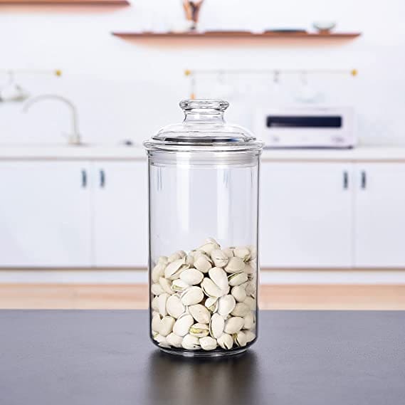 Acrylic Plain Storage Jar, Transparent Kitchen Sealing Jar, Airtight Clear Canister Jar, Food Storage Container, Stackable Condiment Kitchen Organizer
