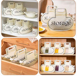 Set Of 3 Food Packaging Bag, Reusable Food Storage Bag, Leakproof Grain Fresh Bag Container, Snack Tea Self Sealing Storage Bag