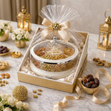 Bear Knob Dry Fruit Bowl, Nordic Style Candy Food Serving Tray, Snacks Organizer Box