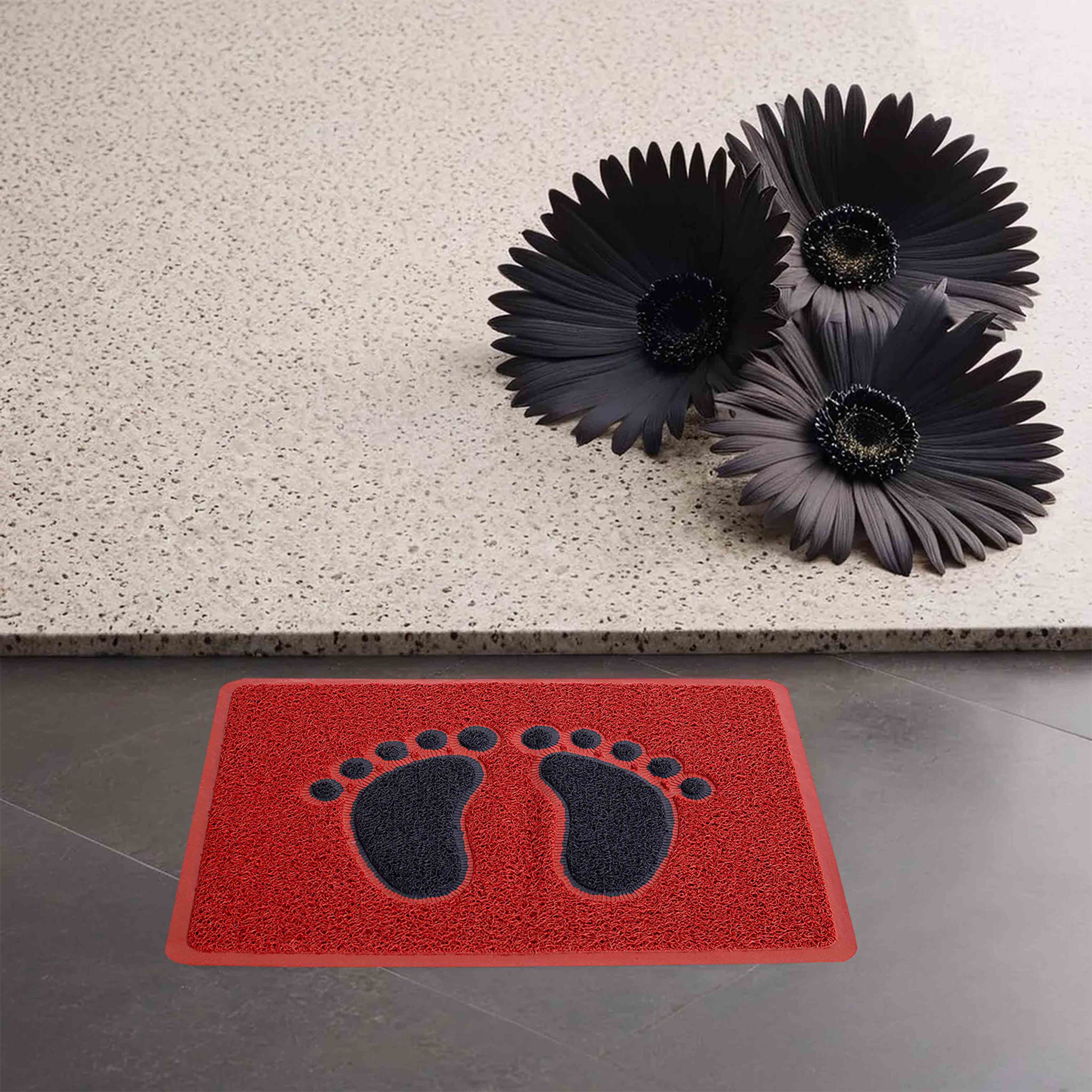 Dolphin And Footprint Doormats, Cute Waterproof Doormats, Marine Steps Doormats