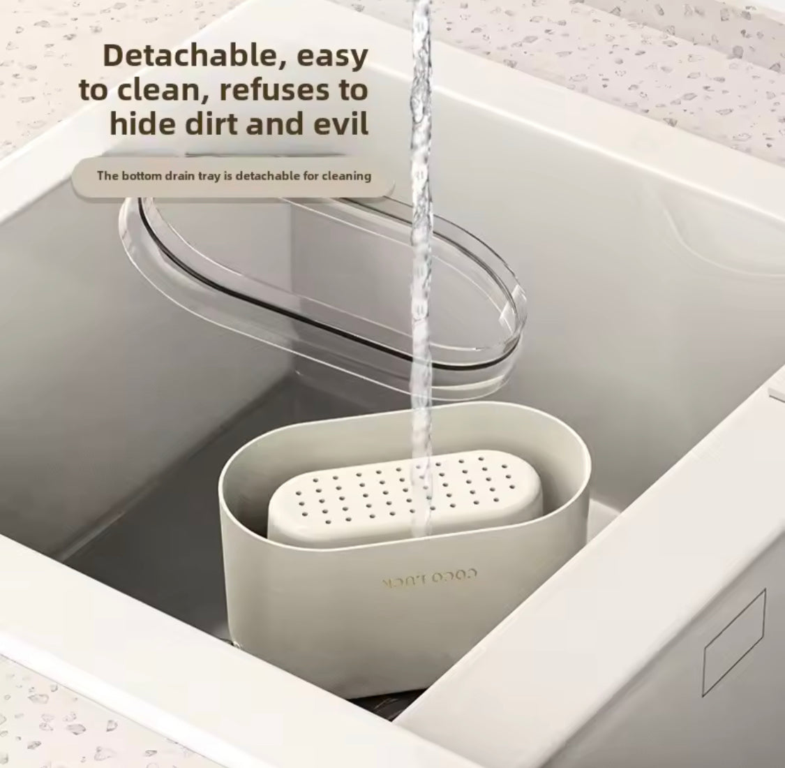 Durable Knife Storage Organizer, Kitchen Utensil Holder With Water Drain Tray, Spoon Fork Chopsticks Storage Rack