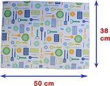 Printed Kitchen Water Absorbing Mat, Waterproof Kitchen Countertop Drying Mat, Tableware Dish Drying Coffee Mat