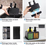4 in 1 Manual Press Liquid Dish and Hand soap Dispenser, Dishwashing Soap Dispenser, Soap Dispenser With Sponge Holder