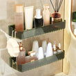 Letter Print Bathroom Storage Shelf, Wall-mounted Seasoning Keep Neat, Acrylic Sundries Storage Rack, Practical Anti-crack Storage Rack, Multifunctional Transparent Dorm Cosmetic Storage Rack, Multipurpose Countertop Basket, Bathroom Kitchen Storage Rack
