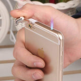 iPhone Dummy Lighter With Flashlight, Metal Cigar Lighter, Refillable Mobile Lighter, Classic Phone Pocket Lighter, Amazing Originality Lighter, Butane Windproof Gas Lighter, Multipurpose Kitchen Cigarette Fashion Lighter