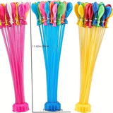 Magic Water Filling Balloon, 111 Pcs Water Balloons Bomb, Children Water War Game Kit, Latex Water Balloon Outdoor Toy, Water Balloon For Summer Toy, Rapid Filling Water Balloon