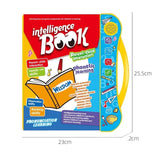 Kids Intelligence Book, English Learning Computer Machine, Kids Study Voice Electronic Book, Smart Baby Language E Book, Kids Intelligence Book Sound Book for Children, English Letters & Words Learning Book, Fun Educational Toys
