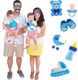 30 Pcs Baby Shower Props, Twins Kids Photo Booth, Welcome Oh Sweet Baby Shower Party Supplies