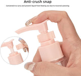 Travel Dispenser Bottle Pouch Set, Face Wash Skin Care Hand Cream Dispenser, Transparent Liquid Spray Empty Bottle