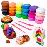 12 Color Modelling Clay With Tools, Magic Clay Artist Studio Toy, Firstly Traders Air Dry Clay Non-Toxic Modeling Clay & Dough, Soft Stretchable Clay, Art Crafts Gift for Kids
