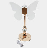 Butterfly Table Lamp, Retro Gold Acrylic Butterfly Desk Lamp, Stylish Bedside Lamp, Butterfly Desk Lamp