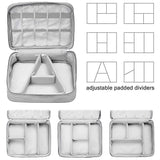 Portable Digital Storage Bag, Waterproof Cable Organizer Pouch, Multifunction Travel Storage Bag, Zipper Data Arrange Bag, Sundries Daily Necessities Digital Storage Bag, Electronics Organizer Travel Bag