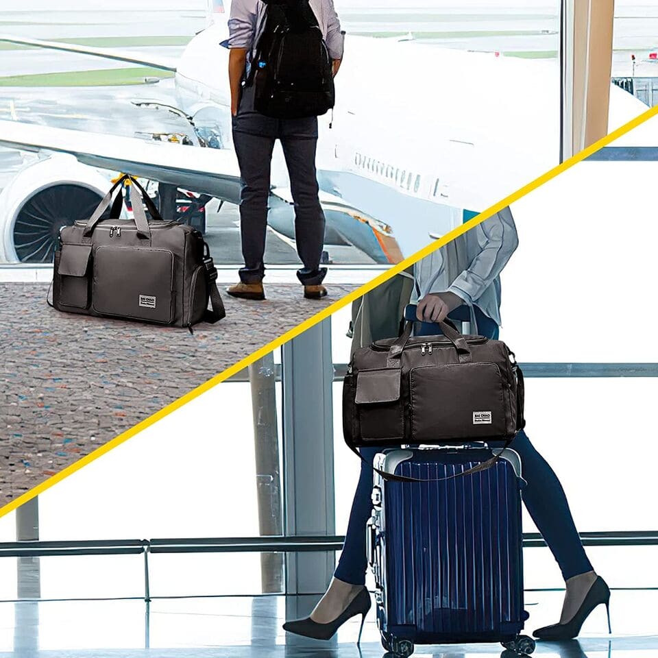 Personal Sports Duffle Bag, Large Capacity Travel Luggage Bag, Multifunctional Trip Splash Proof Luggage Bag, Men Women Fashion Shoulder Bag, Multi Pockets Waterproof Shoe Cabinet Bag