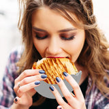 Hamburger Holder, Reusable Sandwiches Holder, Burger Buddy Clip Rack, Food Grade Silicone Burger Rack, Expandable Adjustable Burger Holder, Silicone Hamburger Clip, Anti Drop Hamburger Box, Washable Telescopic Hamburger Holder