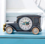 Retro Nostalgic Car Alarm Clock, Antique Engine Design Table Desk Decor, Antique Unique Classic Car Bedside Clock, Nostalgic Child Alarm Clock, Desktop Decor