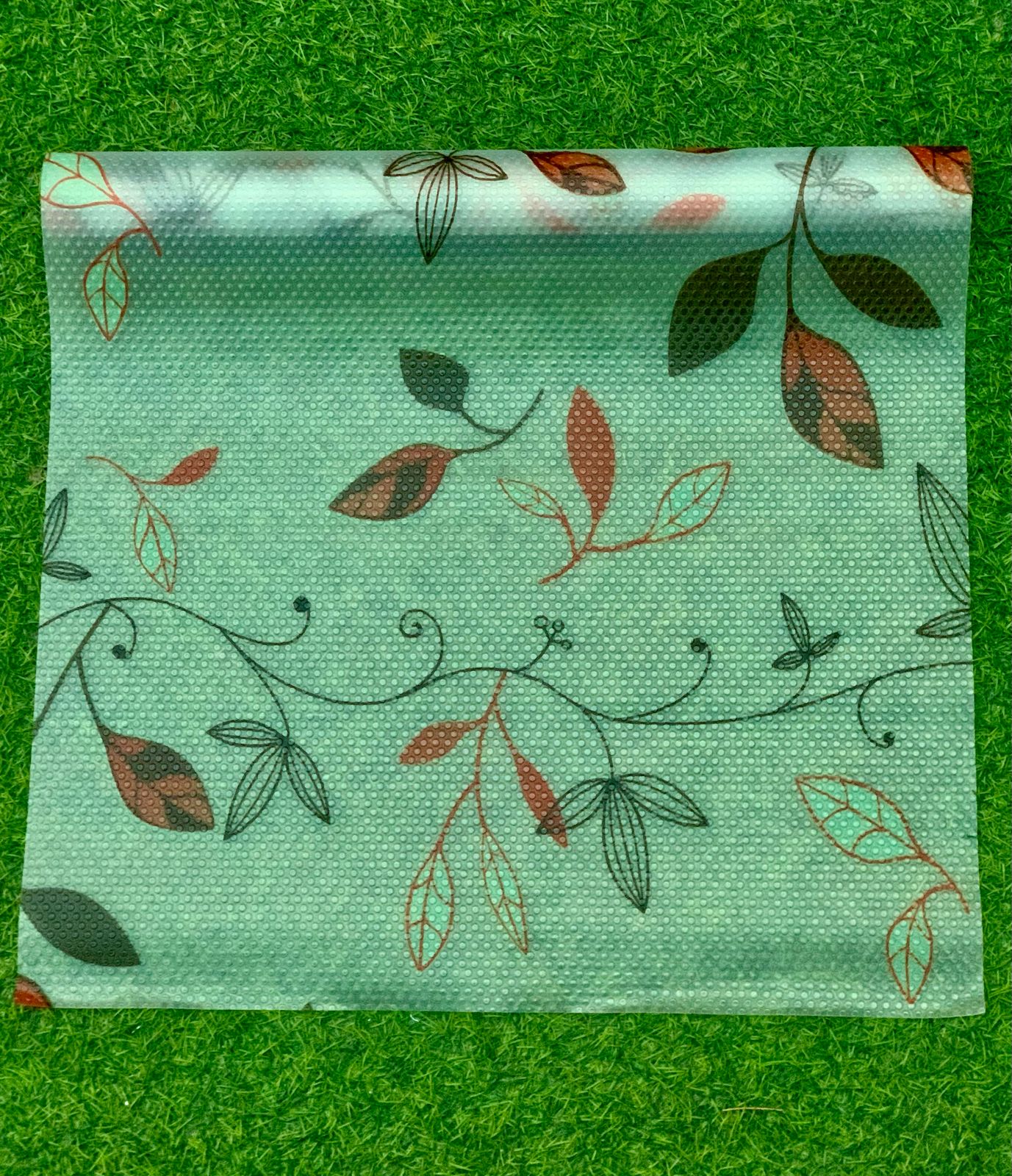 Printed Fridge Liner, Silicon Drawer Mats, Non-Adhesive Waterproof Kitchen Cabinet Liners, Multipurpose  Anti Frost Waterproof Pad, Washable Cooler Liner for Home Kitchen