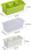 Detachable Storage Basket, Multifunctional Vanity Storage Bin, Household Kitchen Bathroom Sorting Storage Box, Wardrobe Storage Box, Stackable Organizer With Partitions, Divided Organization Plastic Baskets