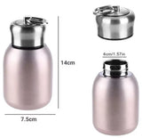 300ml Mini Thermos Bottle,  Stainless Steel Insulated Water Thermos, Leak Proof Sport Tumbler Kettle