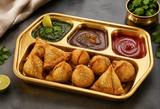 4 Compartment Snack Tray, Multipurpose Snack Serving Platter, Multi Section Snack Platter