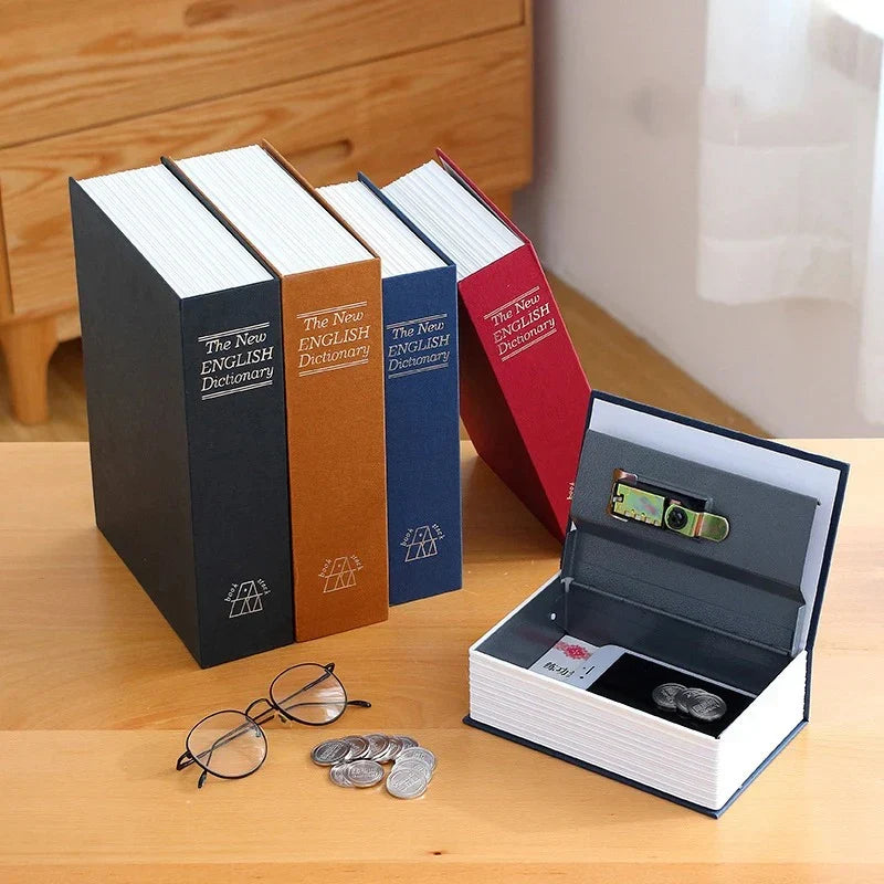Secret Dictionary Lock Box, Fake Dictionary Security Safe, Portable Book Shaped Cash Safe, Fake Dictionary Security Safe