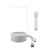Writing Led Lamp, Led Note Board, Acrylic Erasable Message Small Board, Creative Led Night Light USB Message Board With Pen, Decoration Night Lamp, Rewritable Message Board with Warm Soft Light, LED Photocopying Table Drawing Board