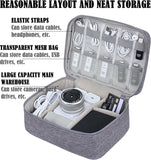 Portable Digital Storage Bag, Waterproof Cable Organizer Pouch, Multifunction Travel Storage Bag, Zipper Data Arrange Bag, Sundries Daily Necessities Digital Storage Bag, Electronics Organizer Travel Bag