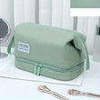Ultimate Makeup Travel Pouch, Double Layer Cosmetic Bag, Waterproof Organizer Case, Unique Makeup Bag, Cosmetic Travel Bag, Waterproof Organizer Case, Toiletry Bag for Women