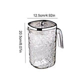 Glass Pitcher With Lid, Heat Resistant Juice Containers, Transparent Glass Water Jug