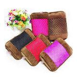 Electric Water Heating Bag, Soft Heating Pad, Rechargeable Hot Water Bag, Water Bag for Pain Relief Winter, Heating Gel Pad-Heat Pouch, Warm Water Bag, Fur Velvet Heating Pad With Hand Pocket