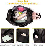 Personal Sports Duffle Bag, Large Capacity Travel Luggage Bag, Multifunctional Trip Splash Proof Luggage Bag, Men Women Fashion Shoulder Bag, Multi Pockets Waterproof Shoe Cabinet Bag