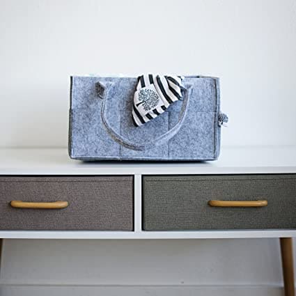 Baby Diaper Caddy Organizer, Newborn Caddy Nappy Bag, Maternity Nursery Organizer Storage Bin, Multifunctional Kids Hand Bag, Nursery Essentials Bag, Car Organizer For Diapers And Baby Wipes