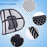 Universal Chair Lumbar, Back Support Spine Posture Correction Back Pillow, Car Seat Office Chair Massage Back Lumbar, Ventilate Mesh Car Seat Chair Back Cushion