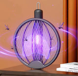 3 In 1 Foldable Electric Mosquito Swatter, Rechargeable Mosquito Killer Racket, Anti Mosquito Fly Trap, Home Bug Insect Racket, Electric Fly Swatter For Home and Outdoor
