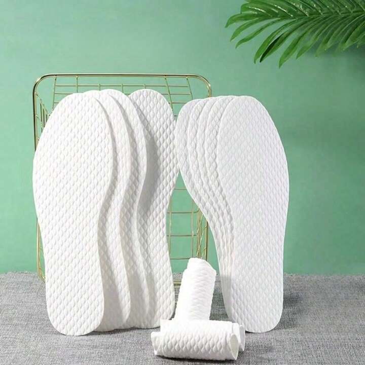 Disposable Sweat Absorbing Insoles, Breathable Thin Shoe Insoles, Comfortable Shoe Pads For Men And Women