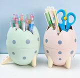 Cute Dinosaur Egg Detachable Pen Holder, Pencil Pot Organizer Container, Mini Creative Office Storage Pen Holder